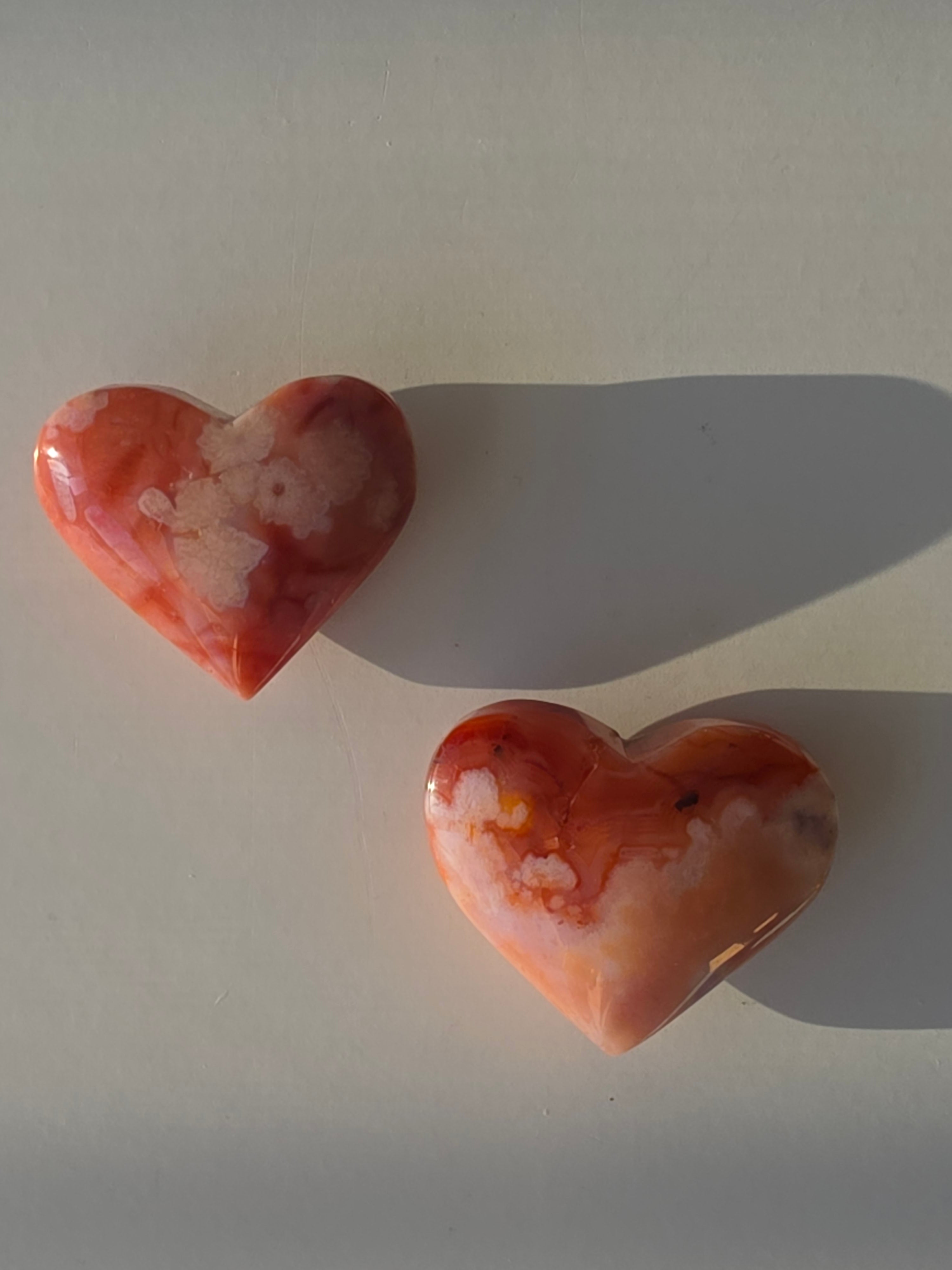 Carnelian Flower Agate Collection 🧡