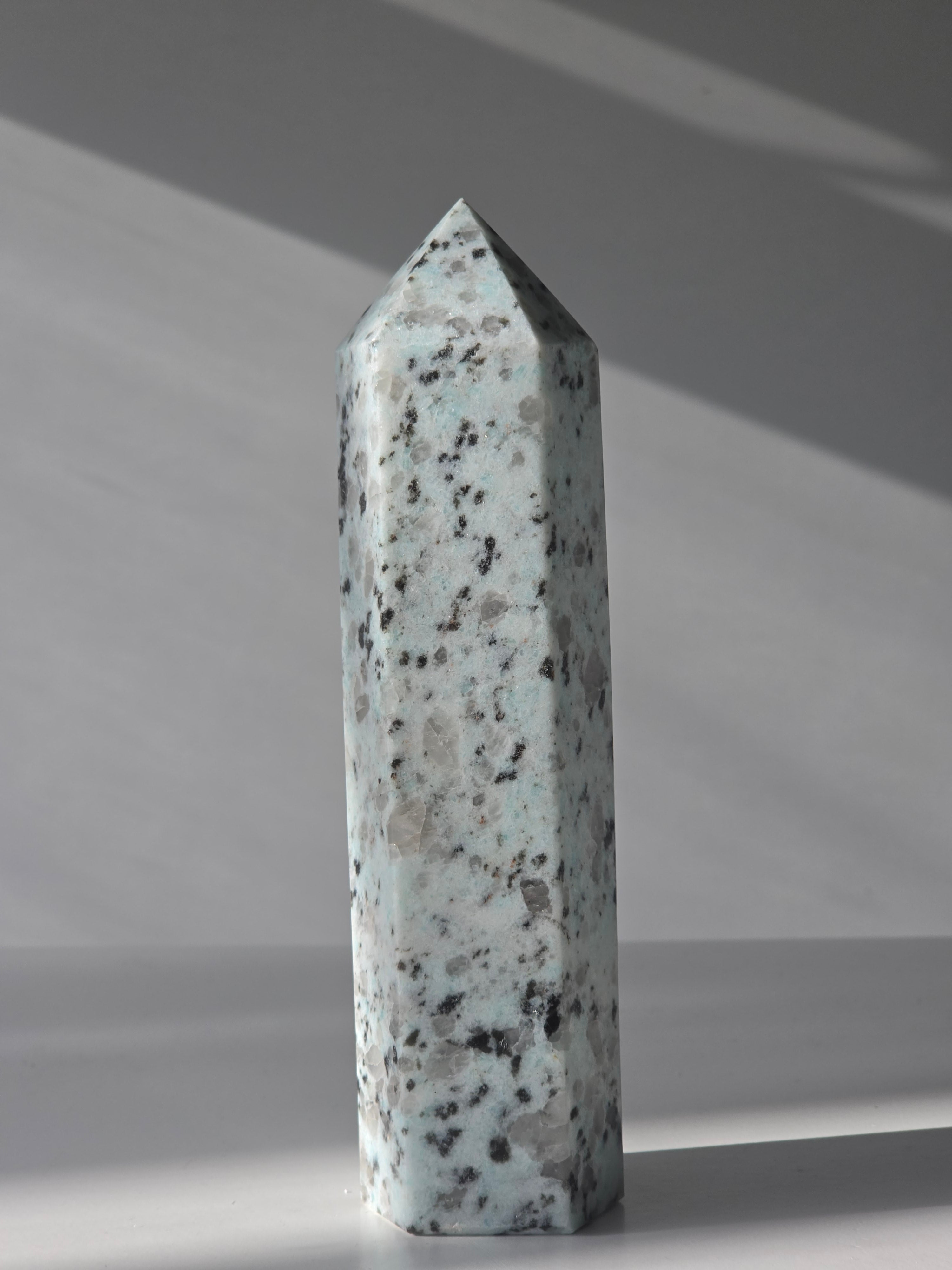 Kiwi Jasper Tower
Crystal Tower
Luxury Crystal Décor
Statement Crystal Piece
Stone and Bloom
On Trend
Coastal Vibe