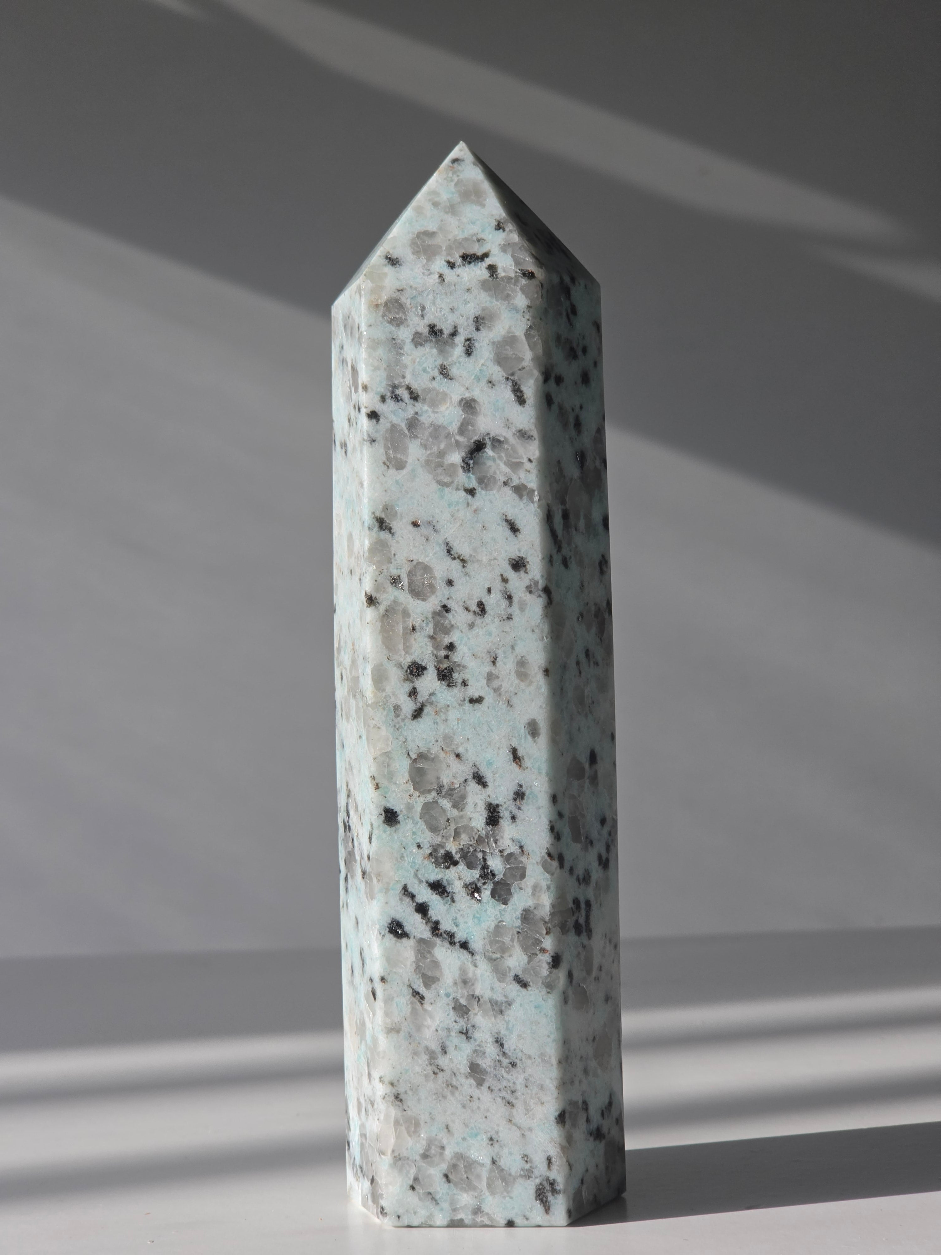 Kiwi Jasper Tower
Crystal Tower
Luxury Crystal Décor
Statement Crystal Piece
Stone and Bloom
On Trend
Coastal Vibe