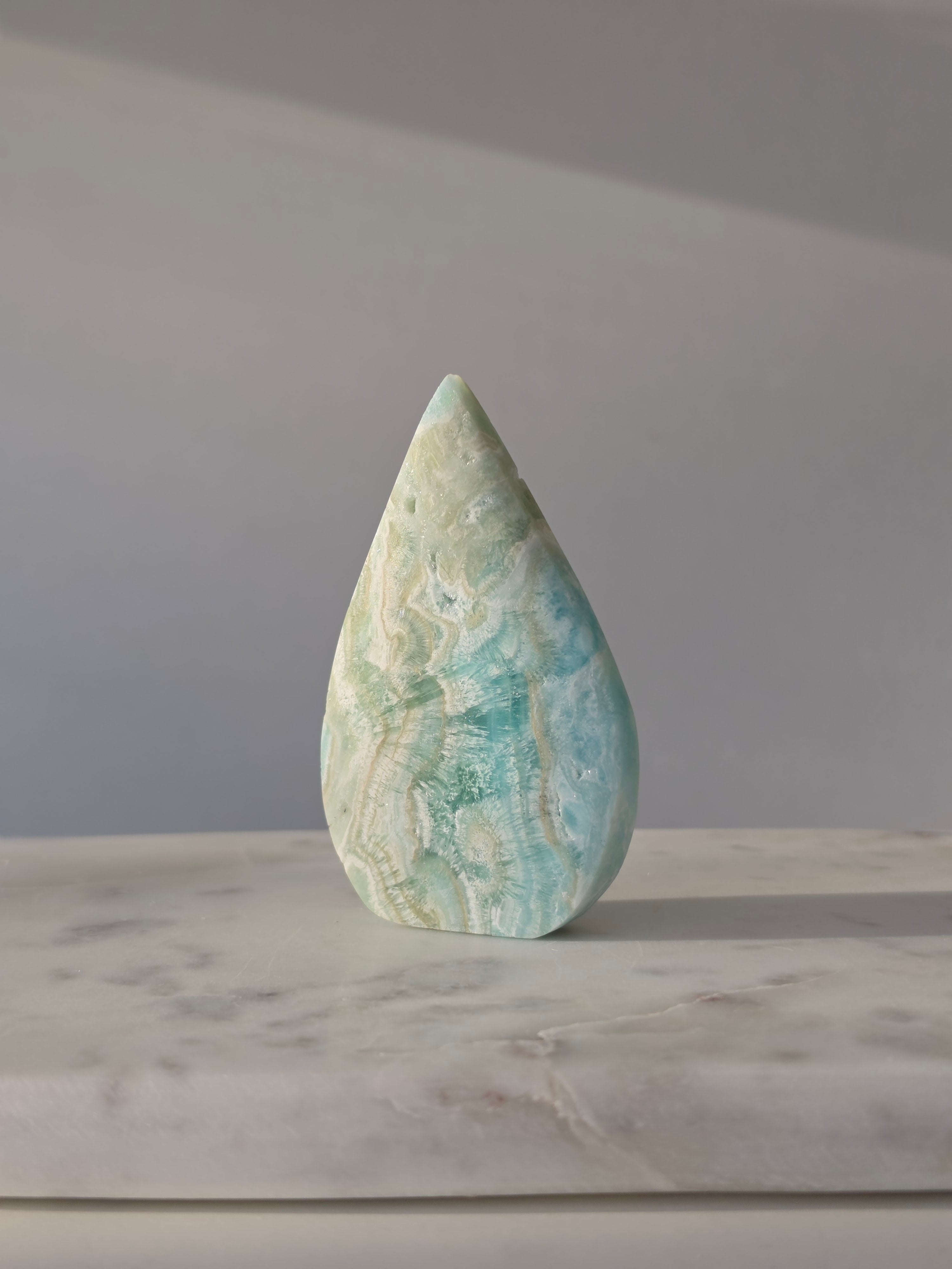 Hemimorphite Flame | 2