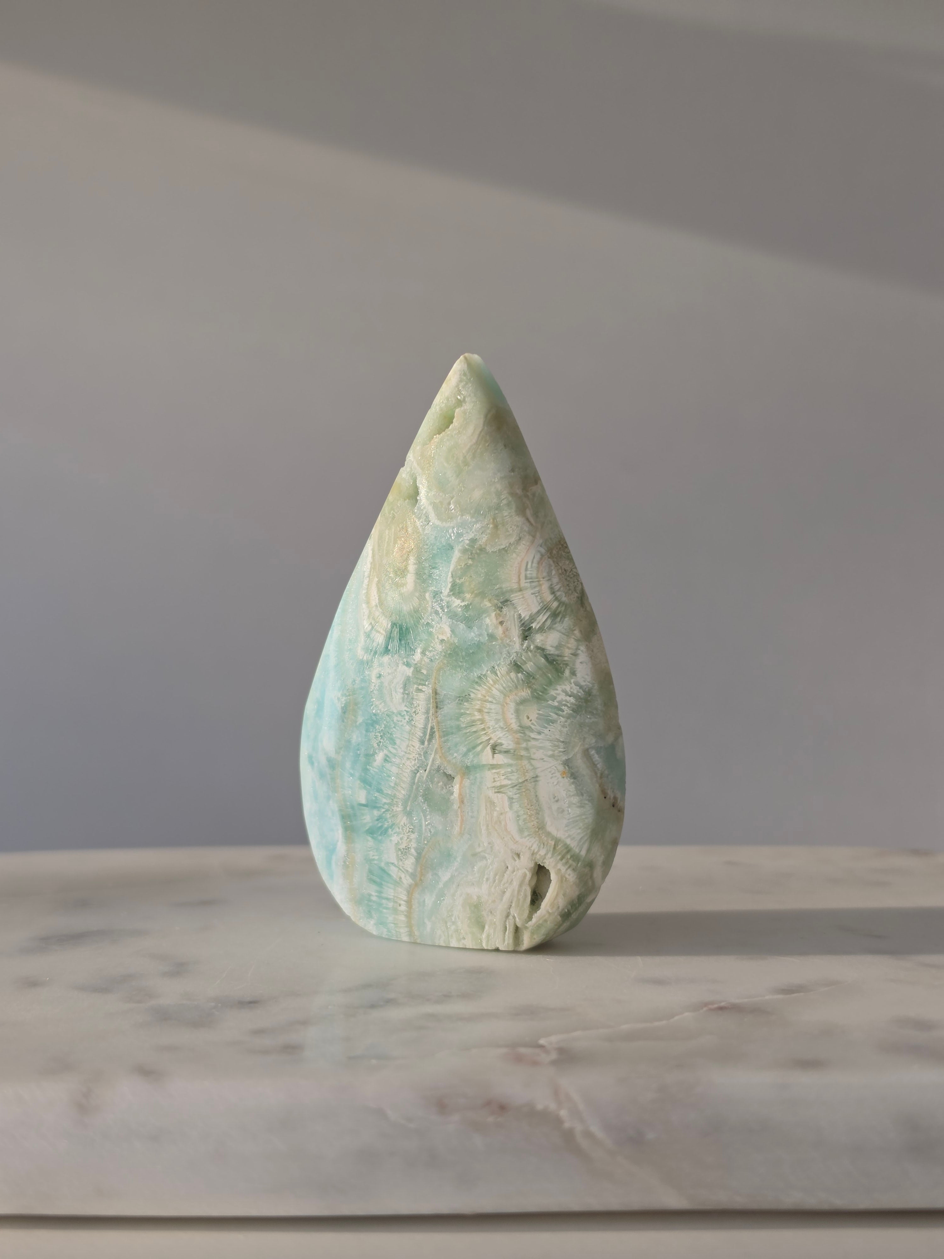 Hemimorphite Flame | 2