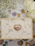Flower Agate Heart