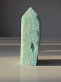 Hemimorphite Crystal Tower, Blue, Ocean Vibe, Green, Coastal, Crystal Tower, Home Styling, On Trend,Vibes. Natural Stone