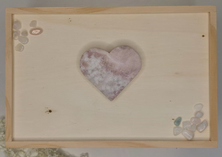 Luxury Pink Opal Heart by Stone and Bloom featuring soft blush tones and natural marbling,
Pink Opal Heart
Crystal Heart
Luxury Crystal Décor
Statement Crystal Piece
Stone and Bloom