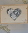 Moss Agate Heart Crystal, Green and White, Heart, Natural Stone, Coastal Vibe, Home Decor, Crystal Decor, Hoe Styling