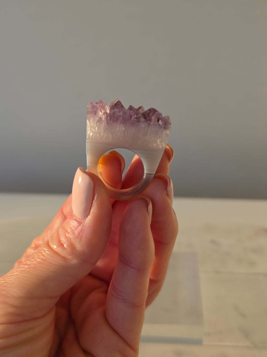 Carved Amethyst Ring|3