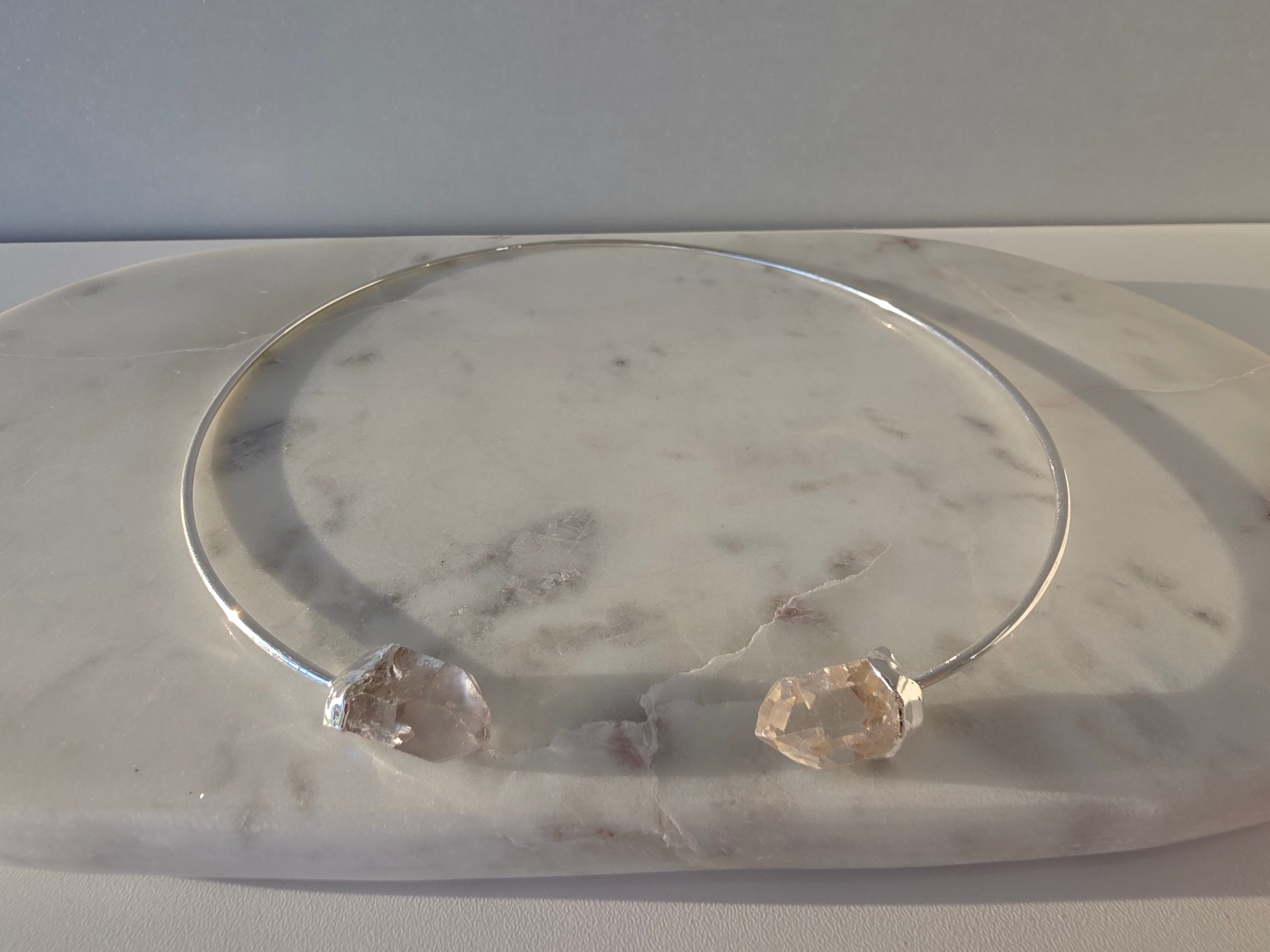 Clear Quartz Wrap Necklace