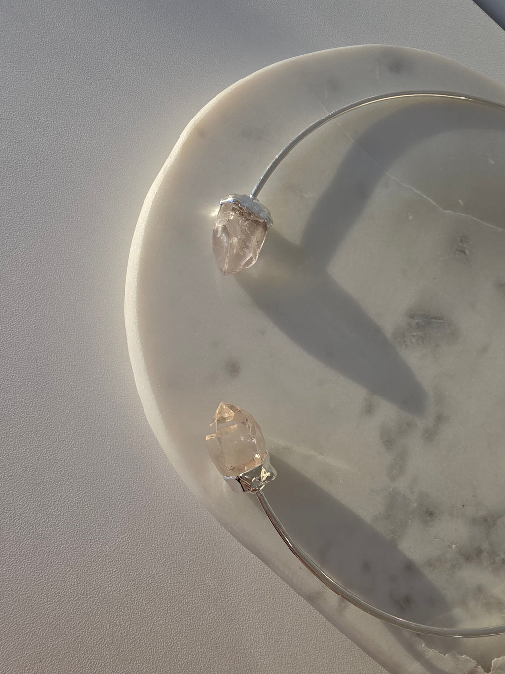 Clear Quartz Wrap Necklace