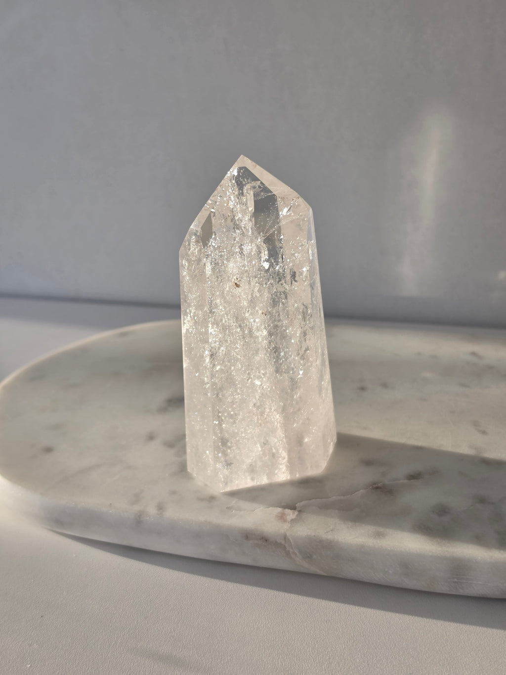 Clear Quartz Tower