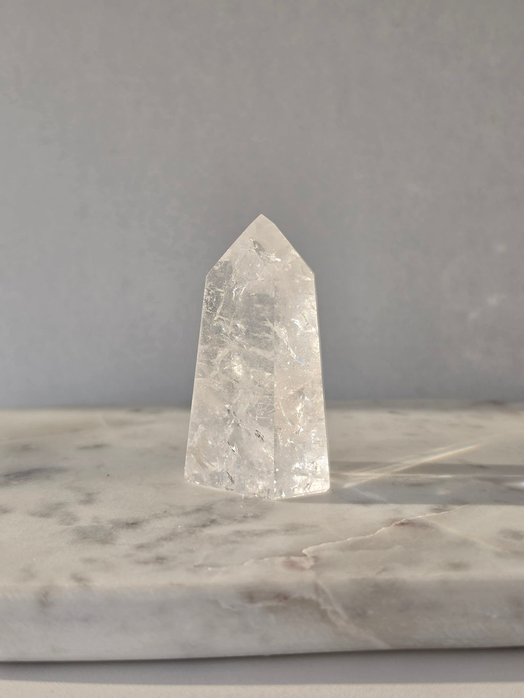Clear Quartz Tower