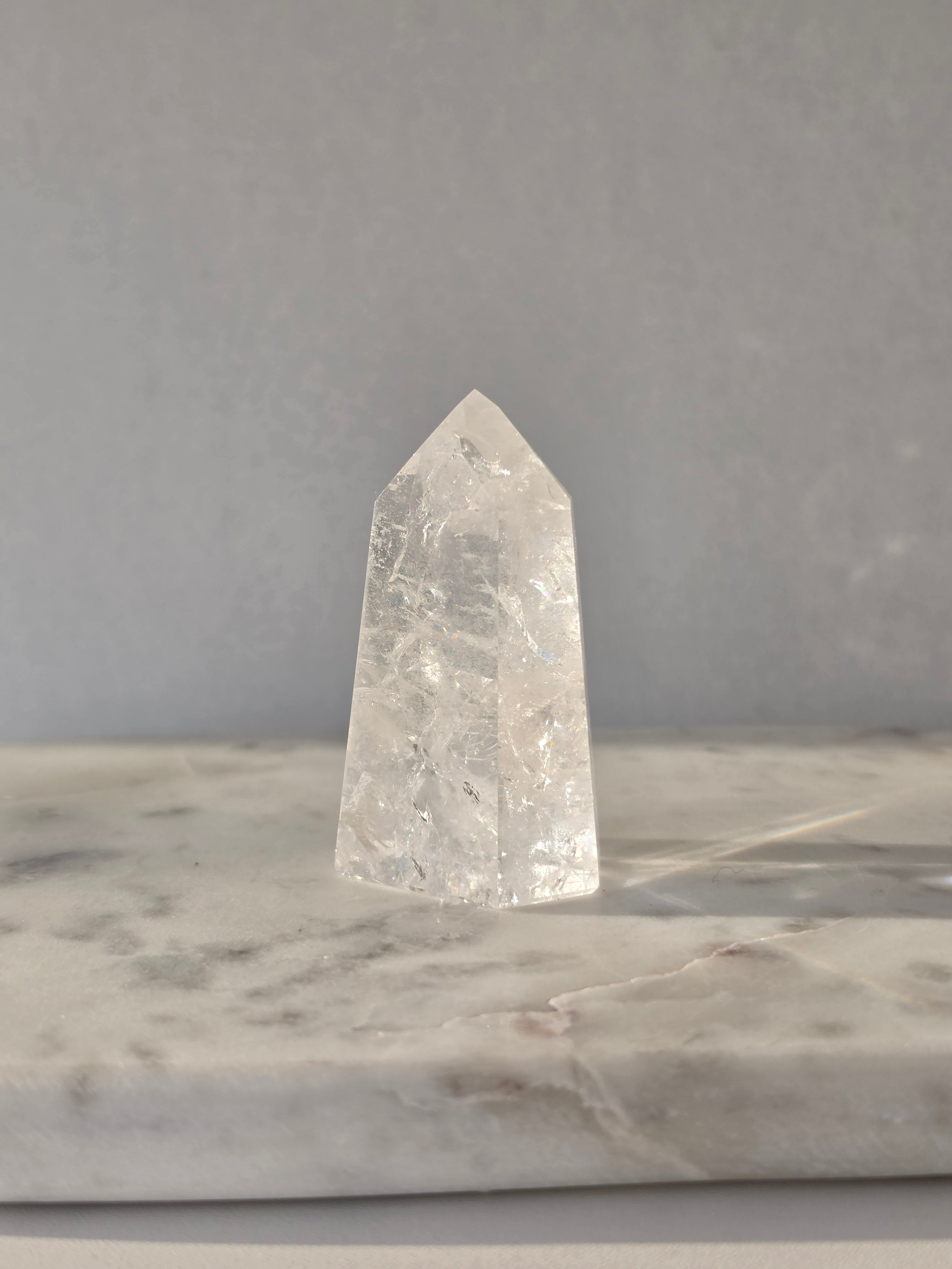 Clear Quartz Tower