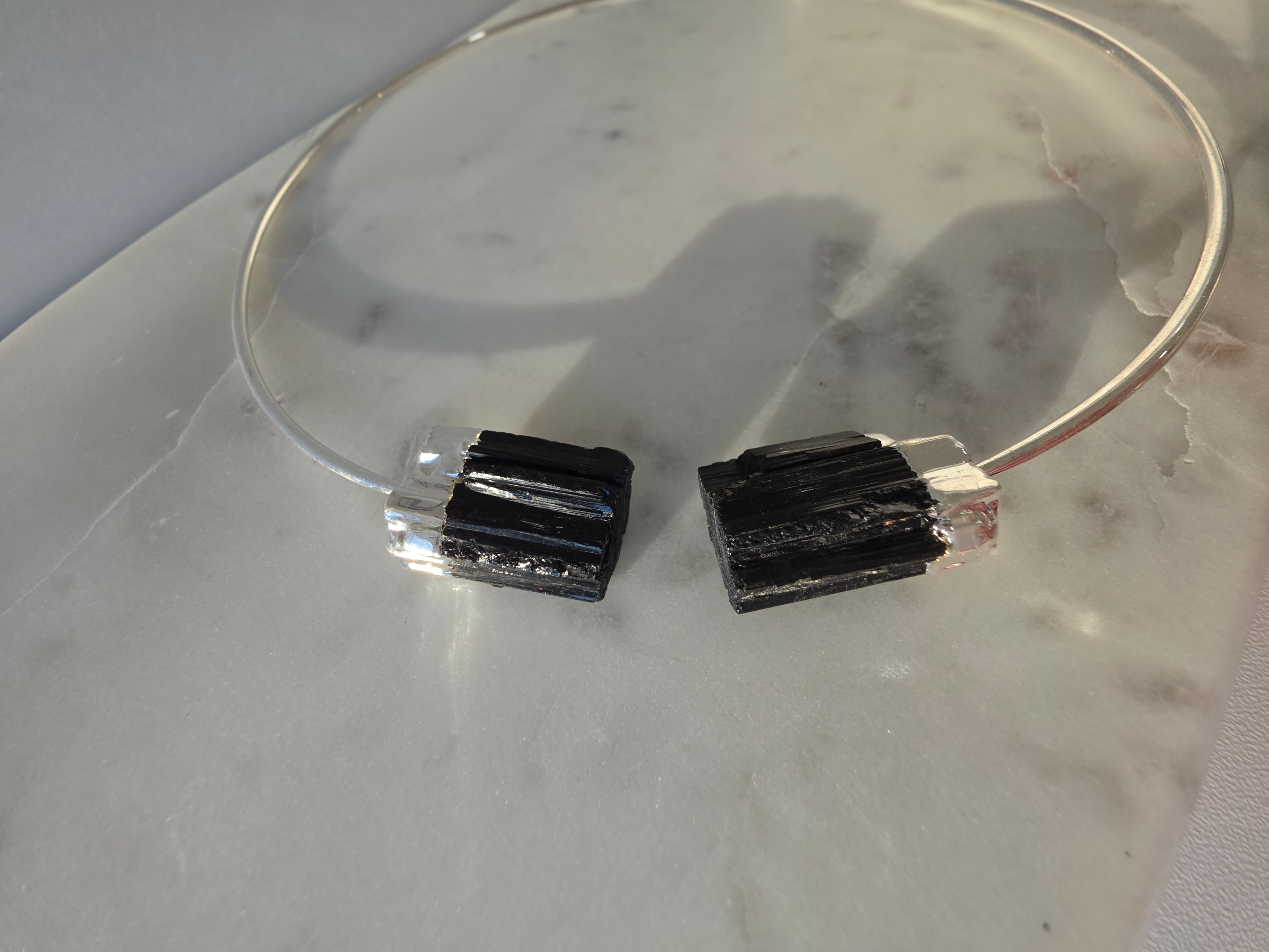 Black Tourmaline Wrap Necklace