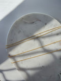 Raw Luxe plated gold chain