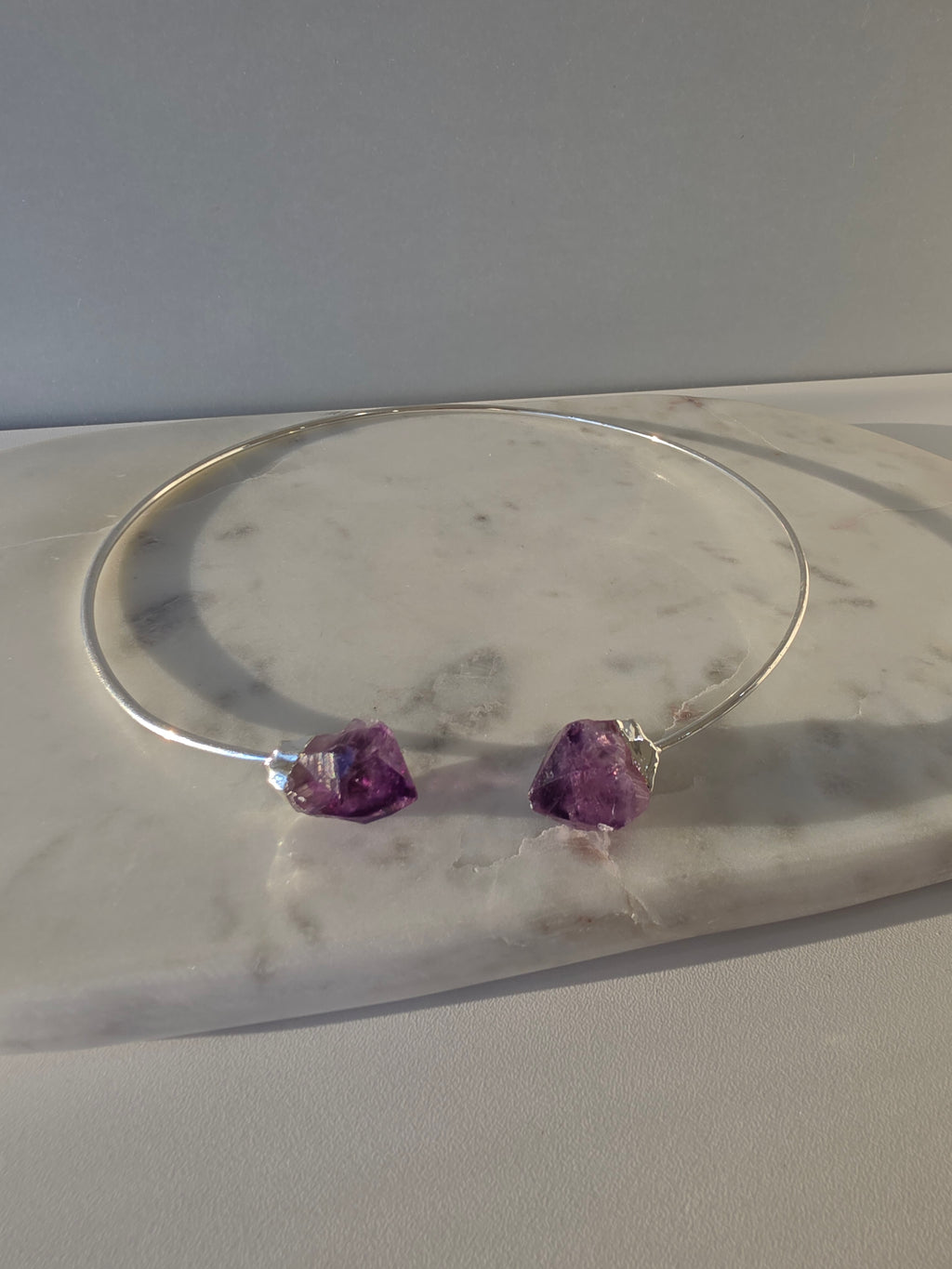 Amythest Wrap Necklace
