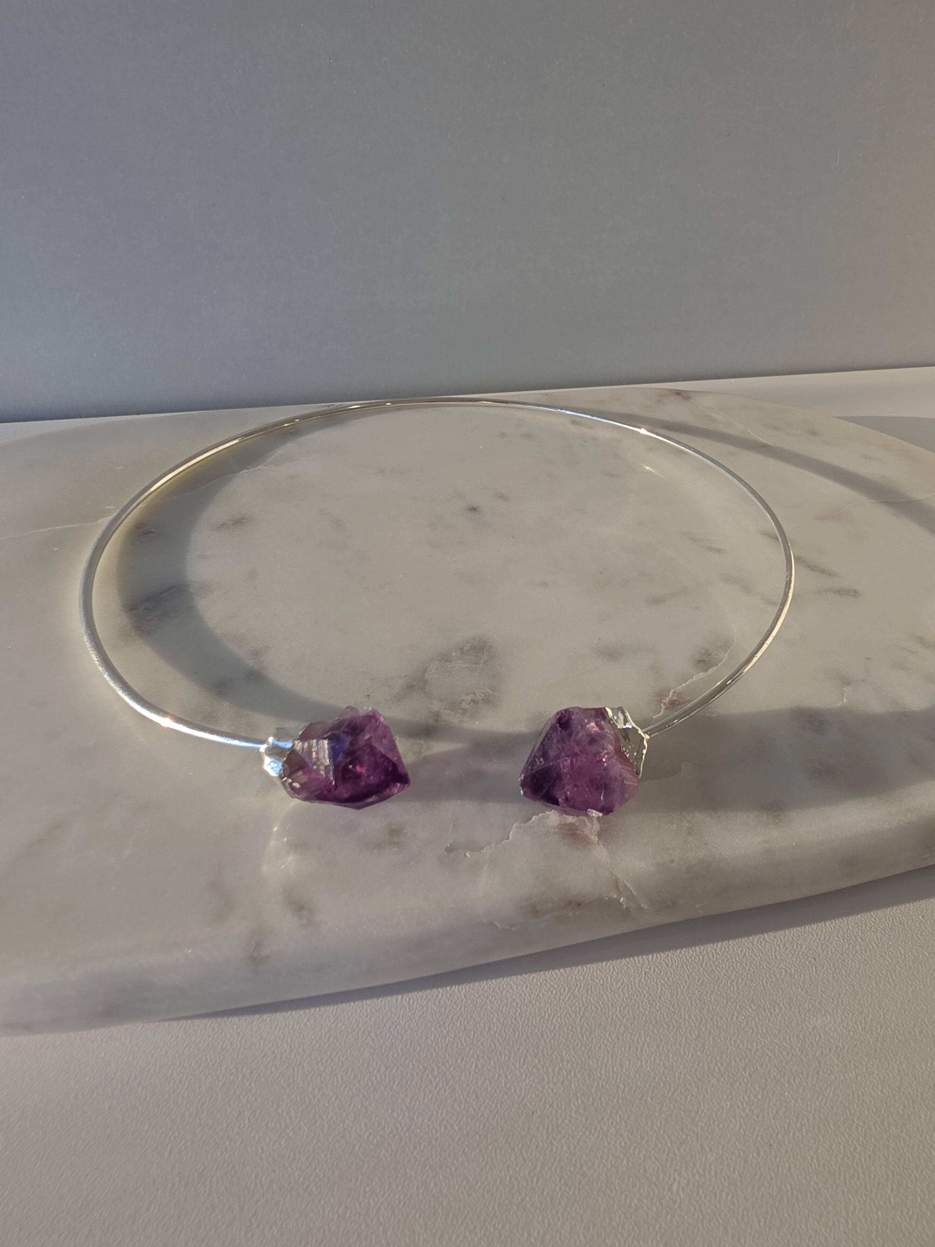 Amythest Wrap Necklace
