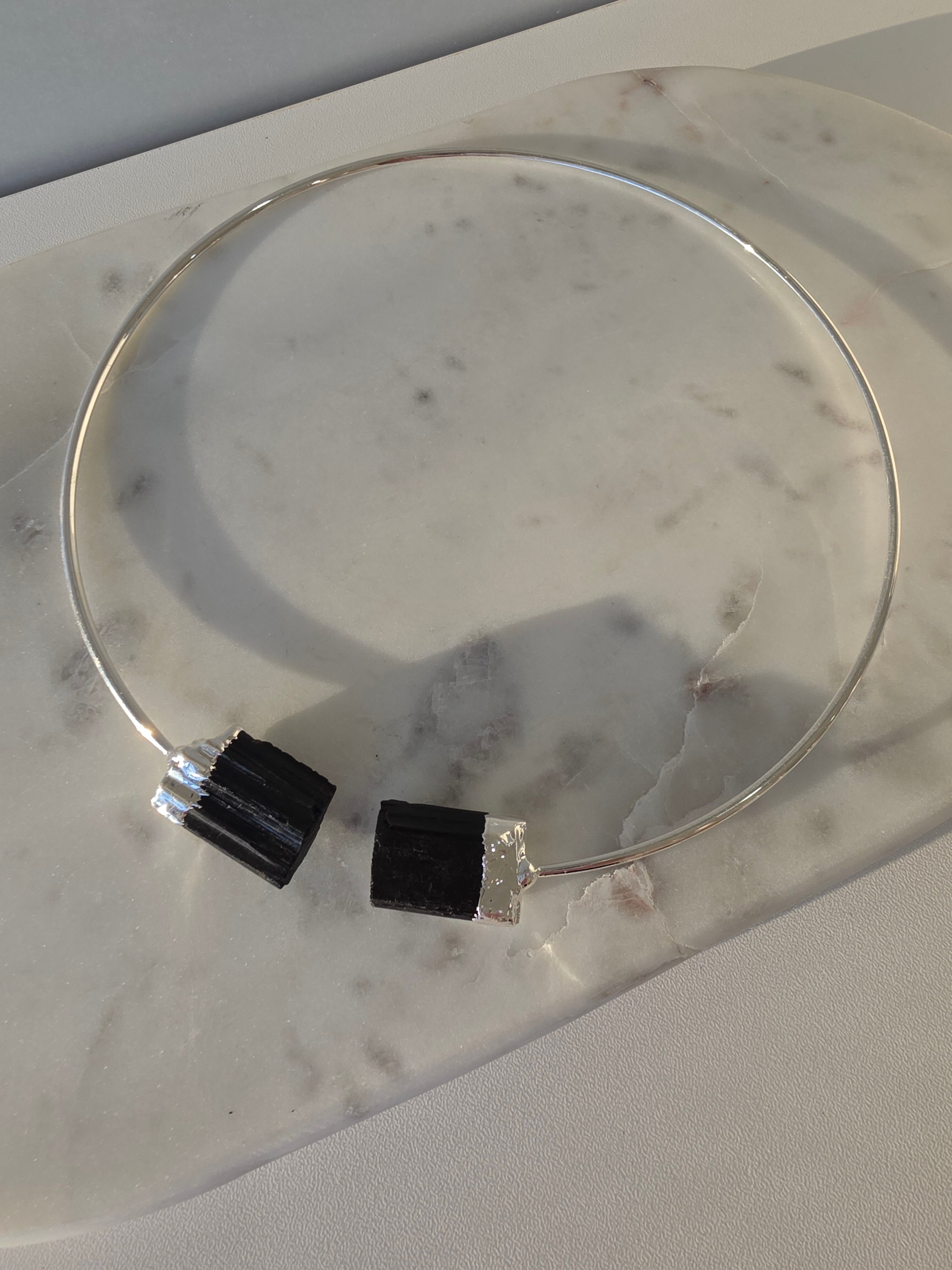 Black Tourmaline Wrap Necklace