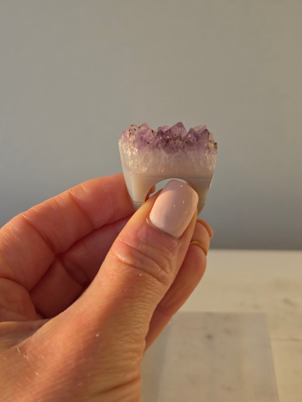 Carved Amethyst Ring|3