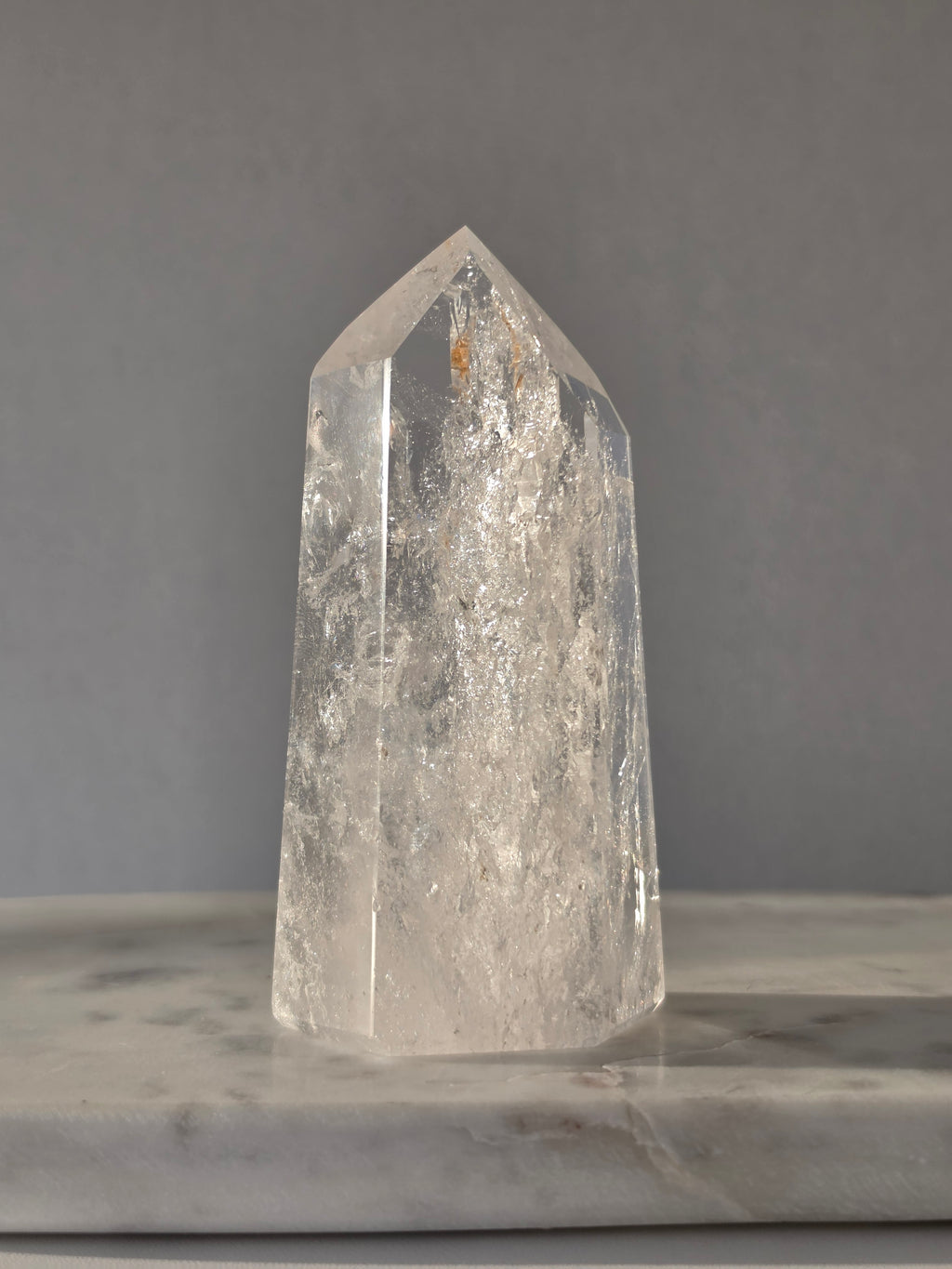 Clear Quartz Tower