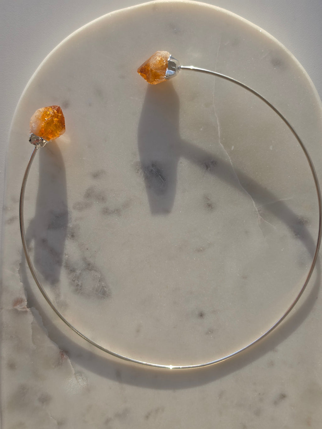 Citrine Wrap Necklace