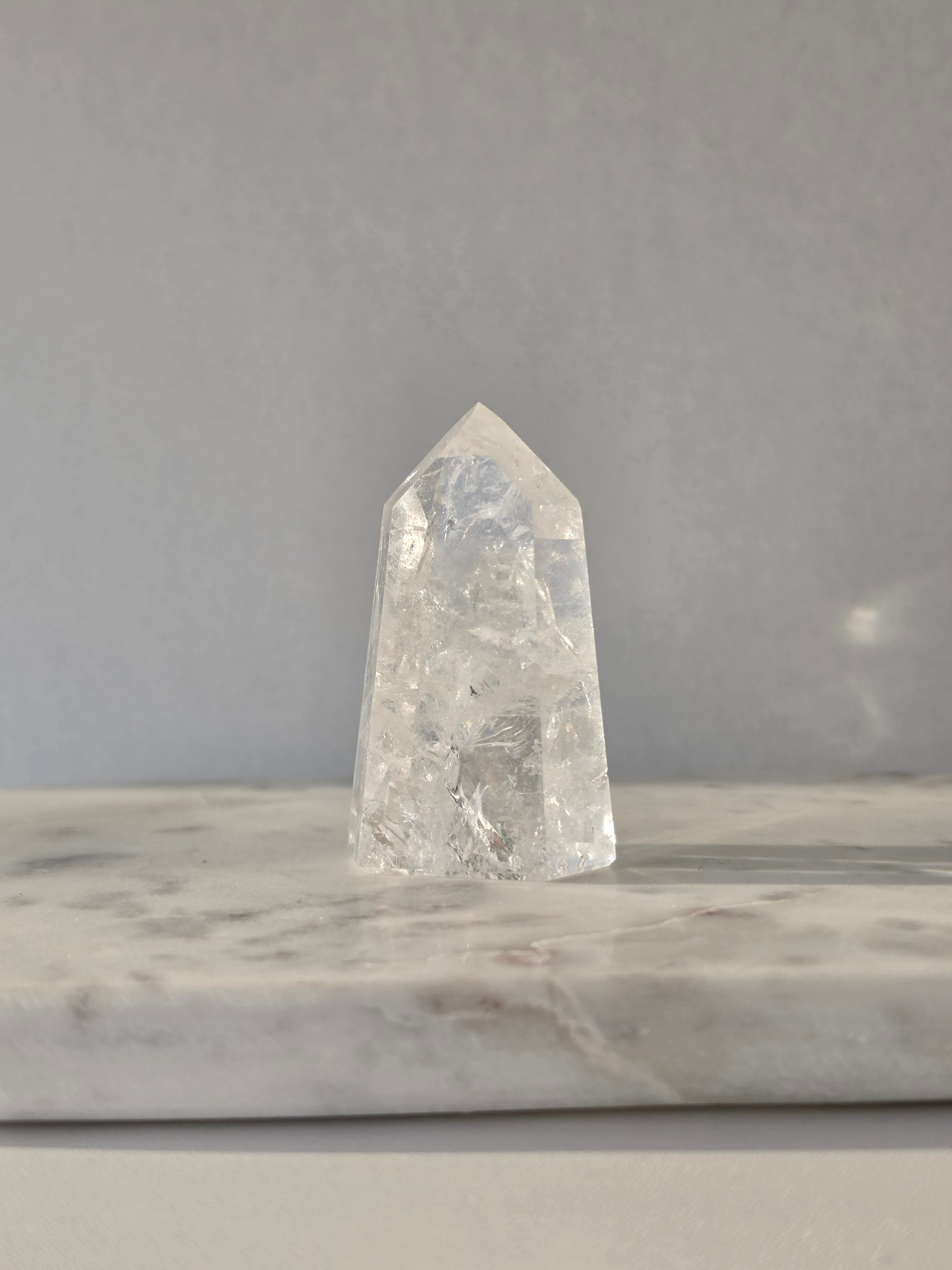 Clear Quartz Tower