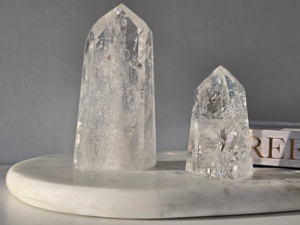 Clear Quartz Tower