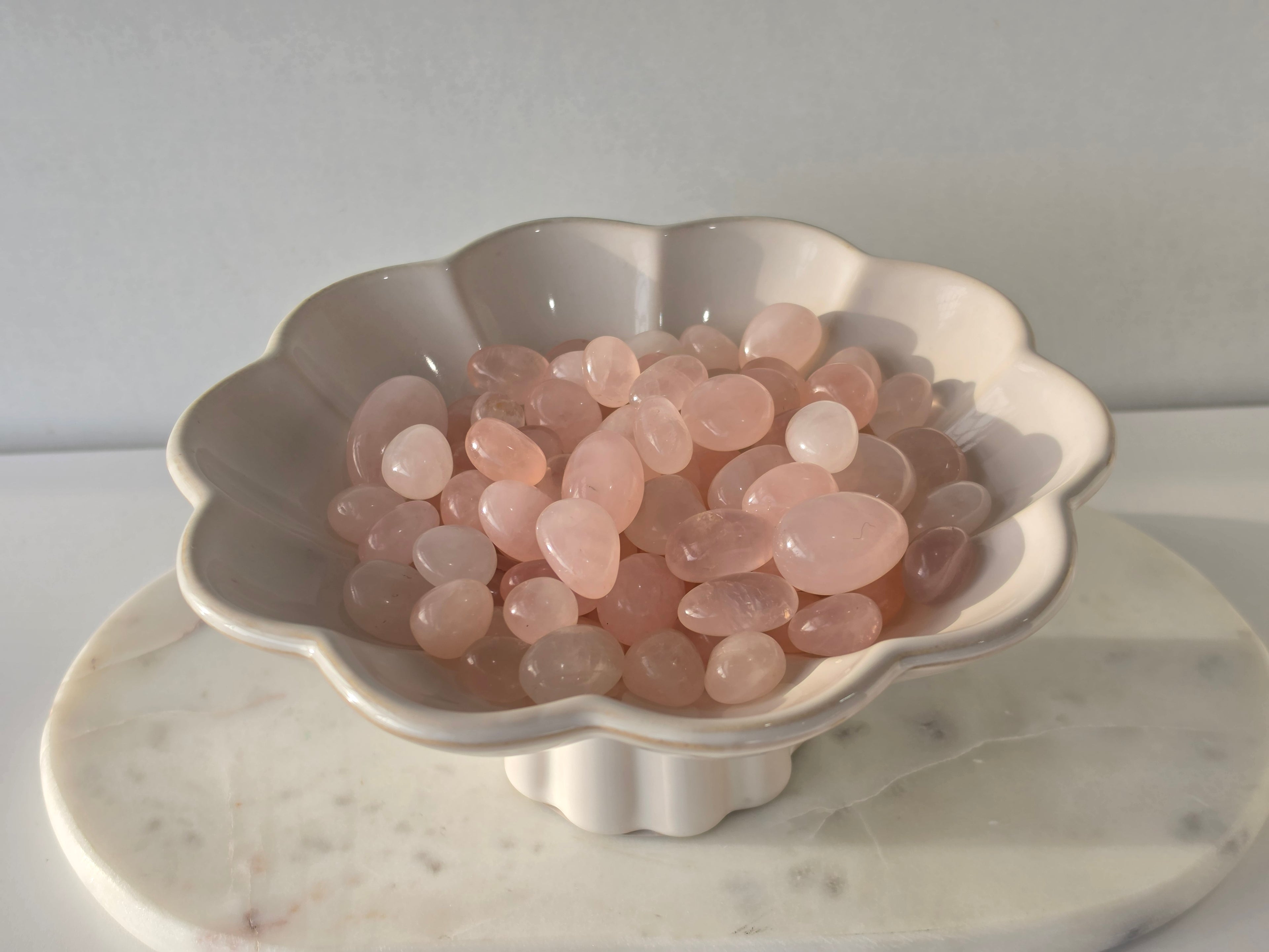 Rose Quartz Tumble Bag