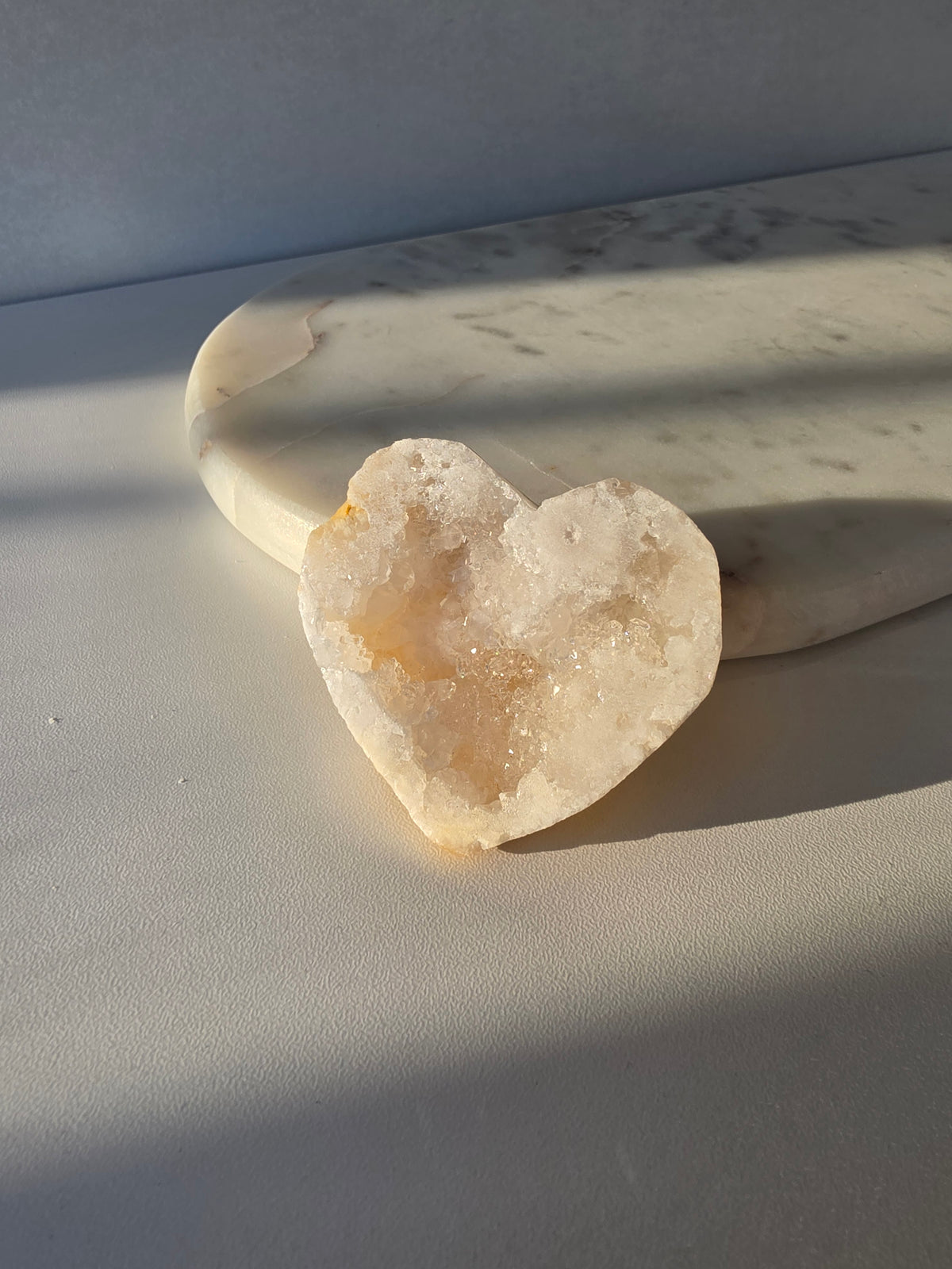 Druzy Agate Geode Hearts