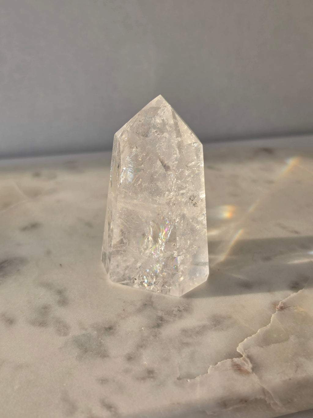 Clear Quartz Tower