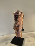 Zeolite Amethyst Flower on Black Stand