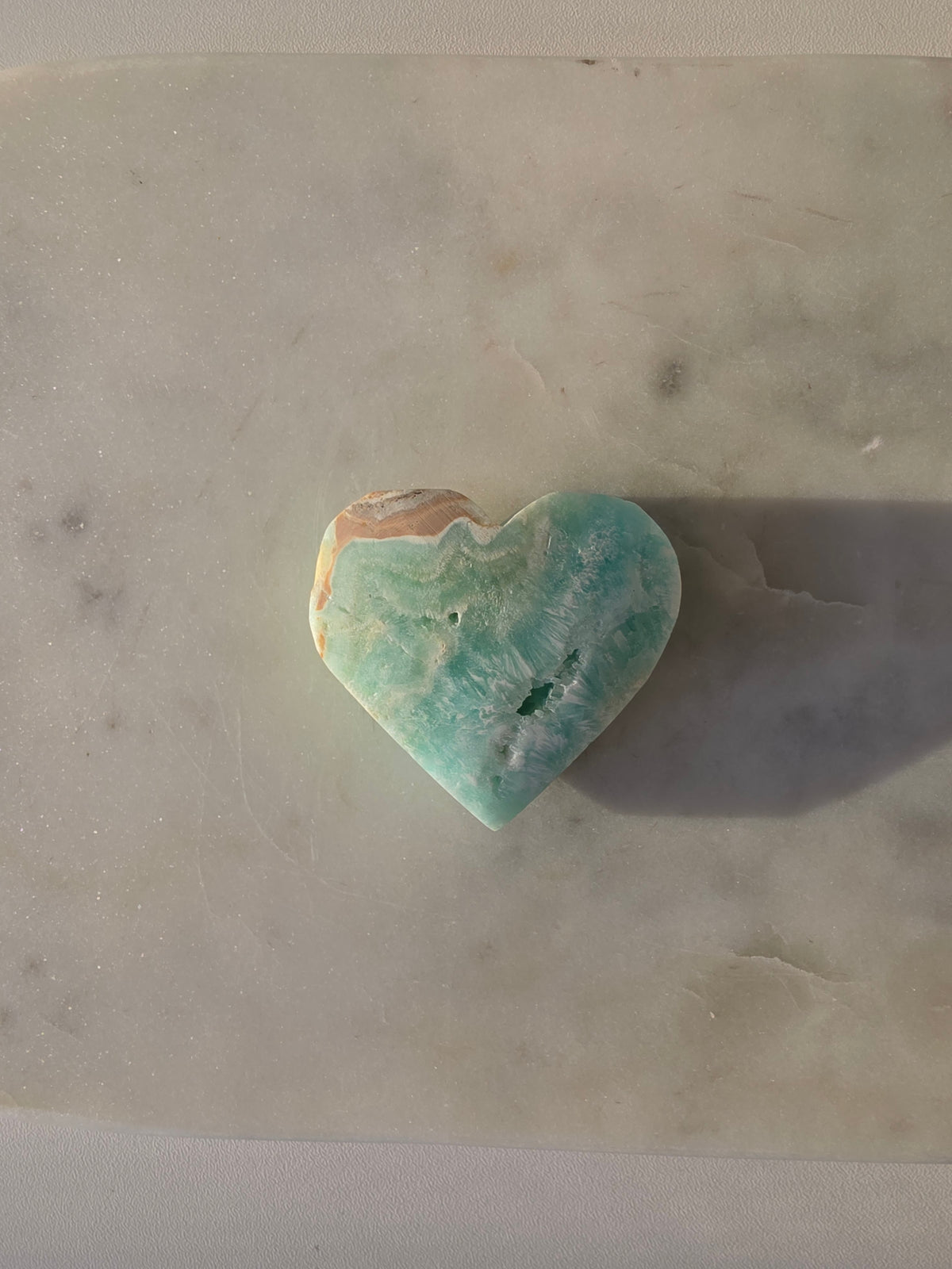 Hemimorphite Heart