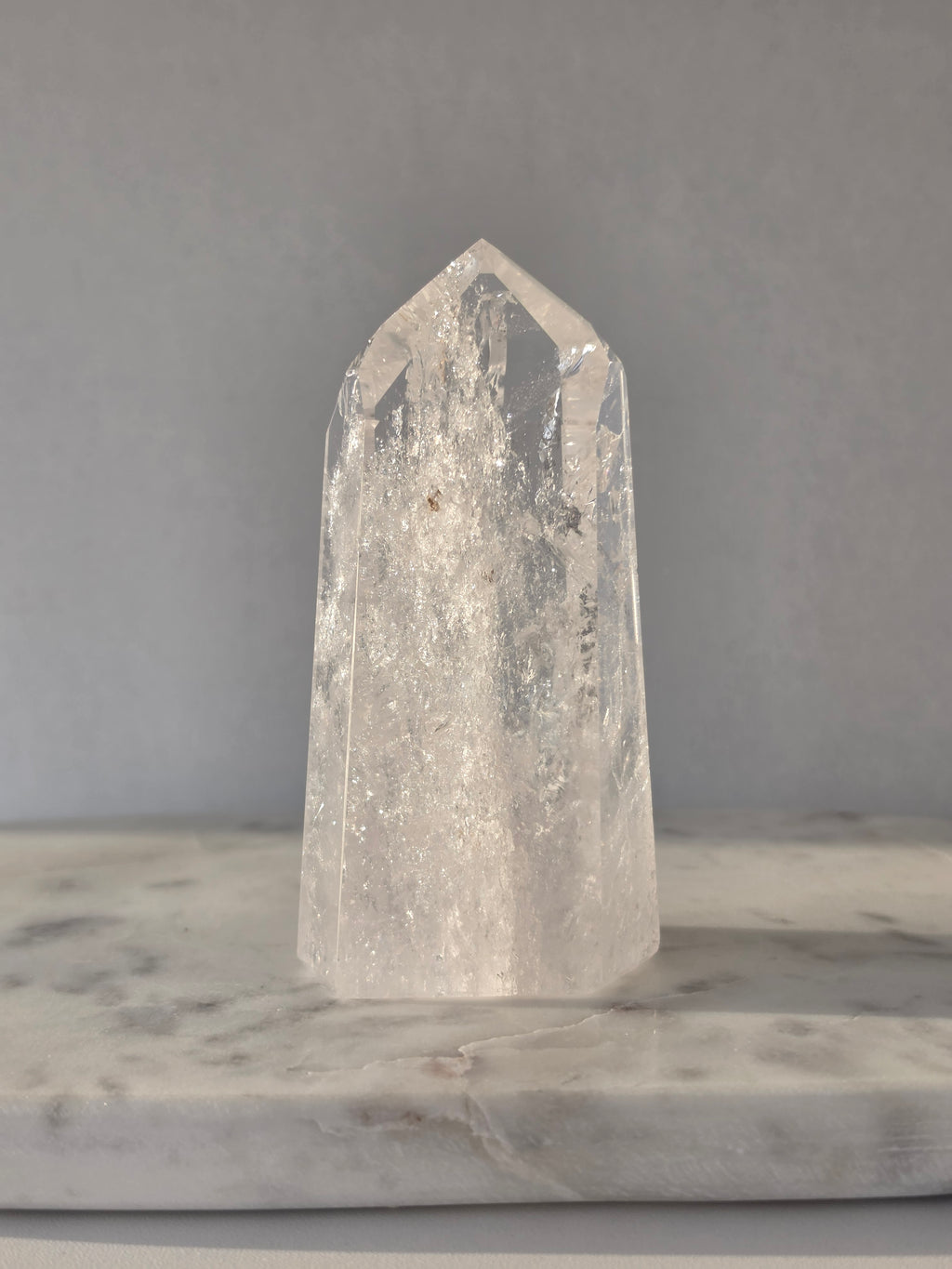 Clear Quartz Tower