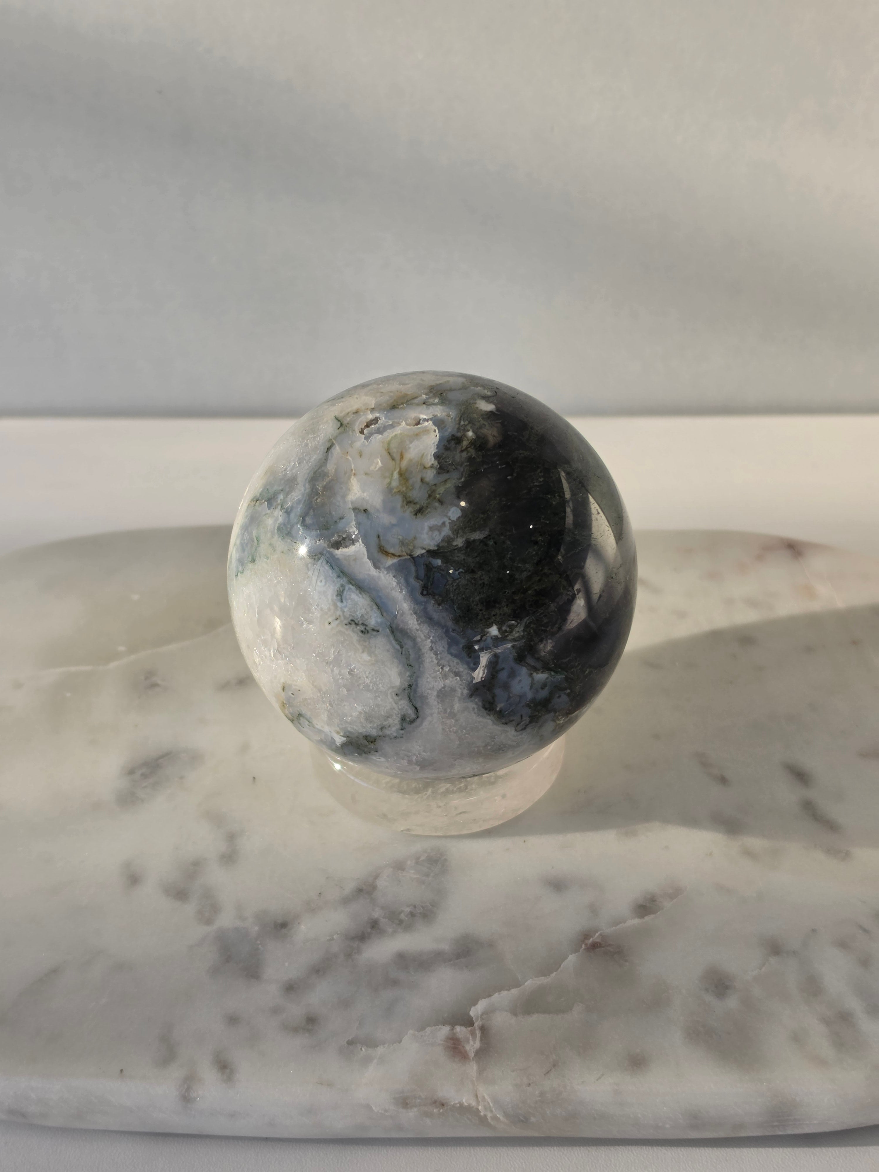 Moss Agate Sphere