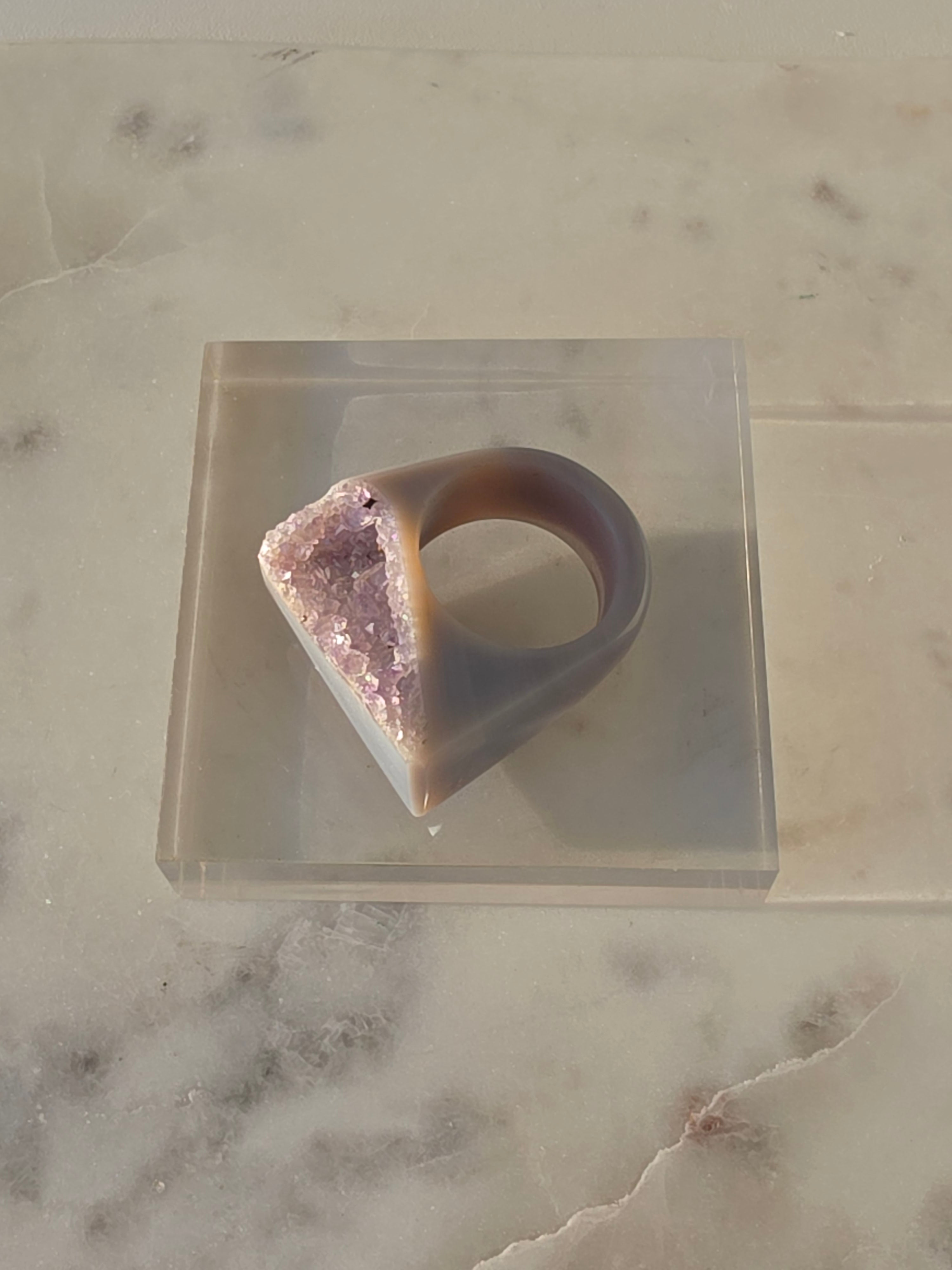 Carved Amethyst Ring|4