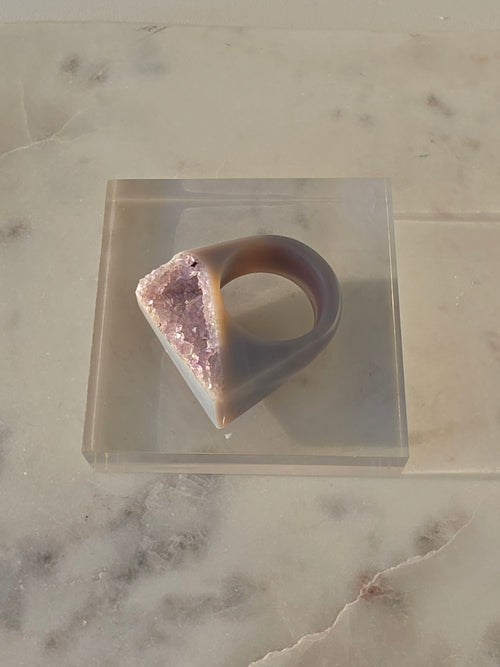 Carved Amethyst Ring|4