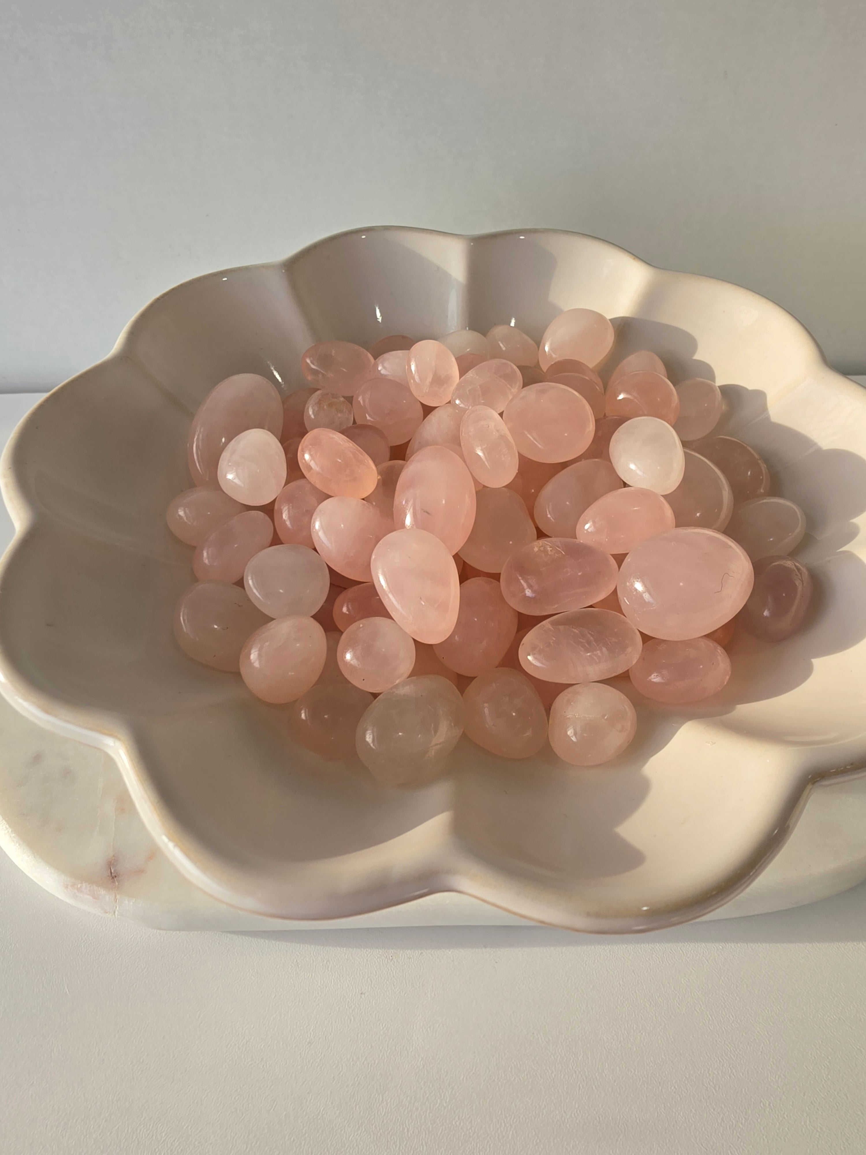 Rose Quartz Tumble Bag