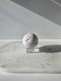 White Crazy Lace Agate Sphere 2