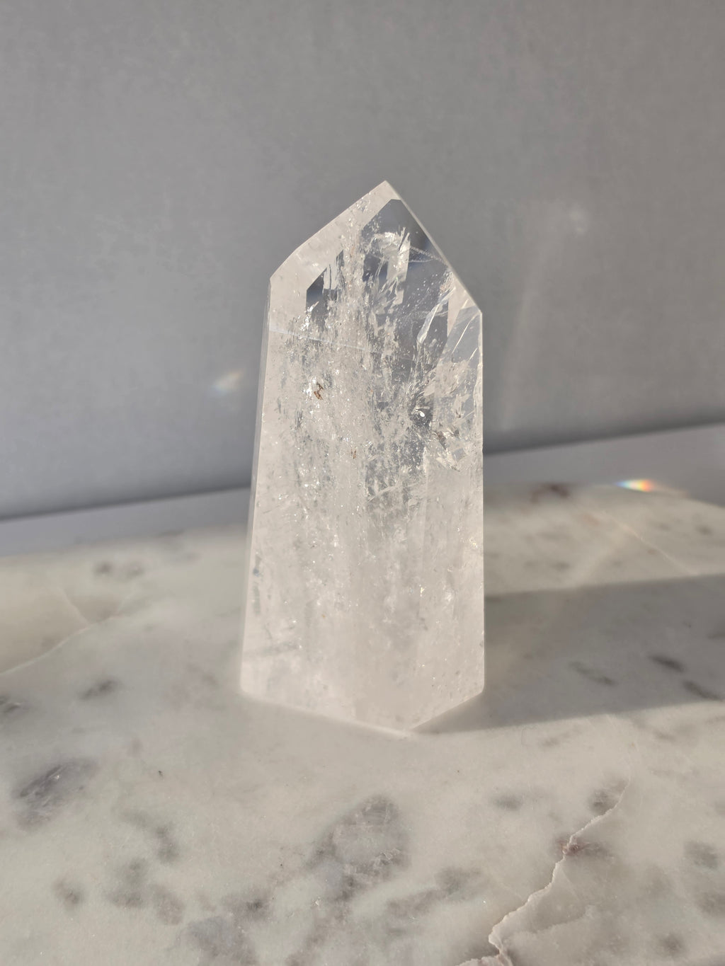 Clear Quartz Tower