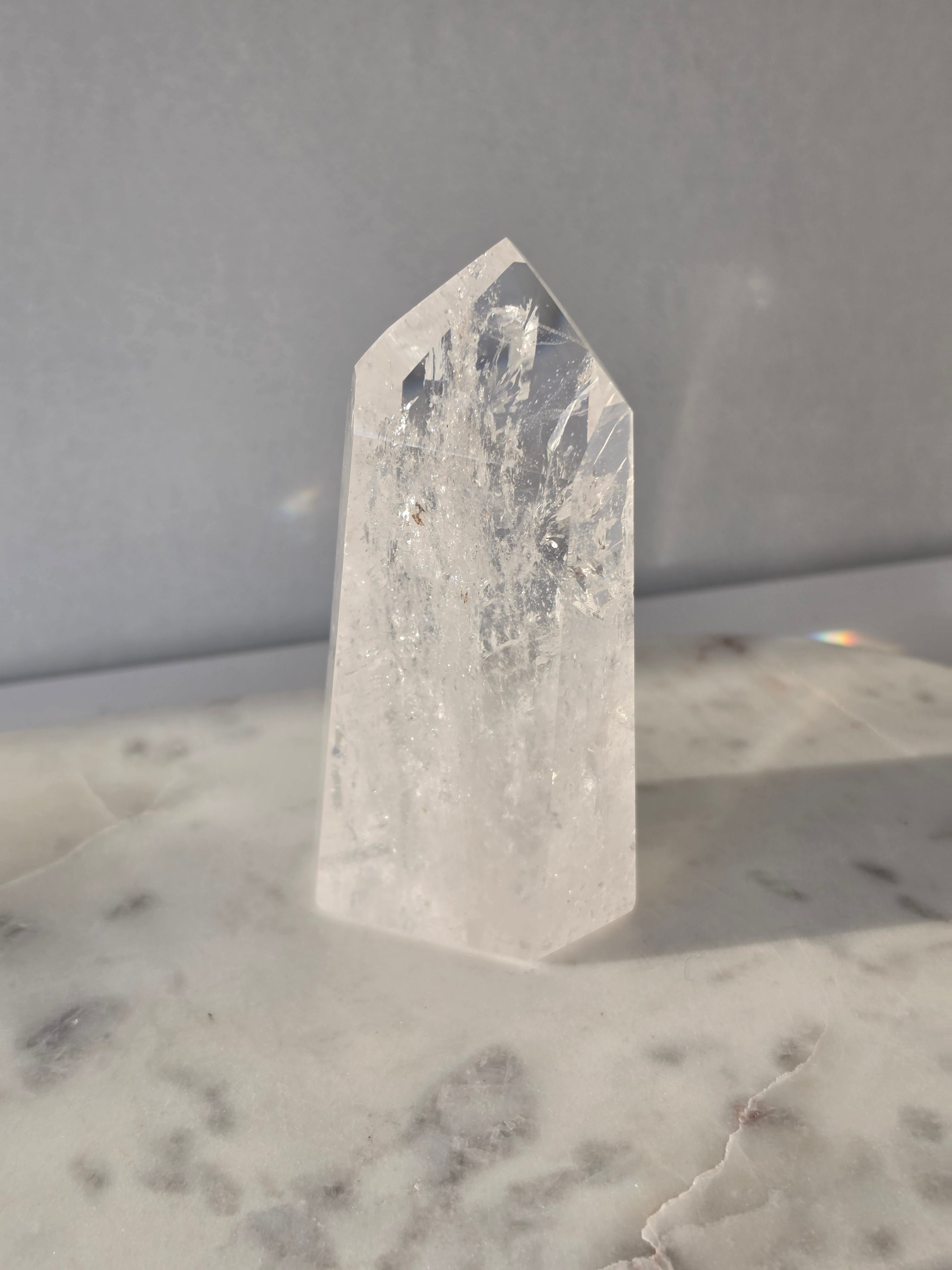 Clear Quartz Tower