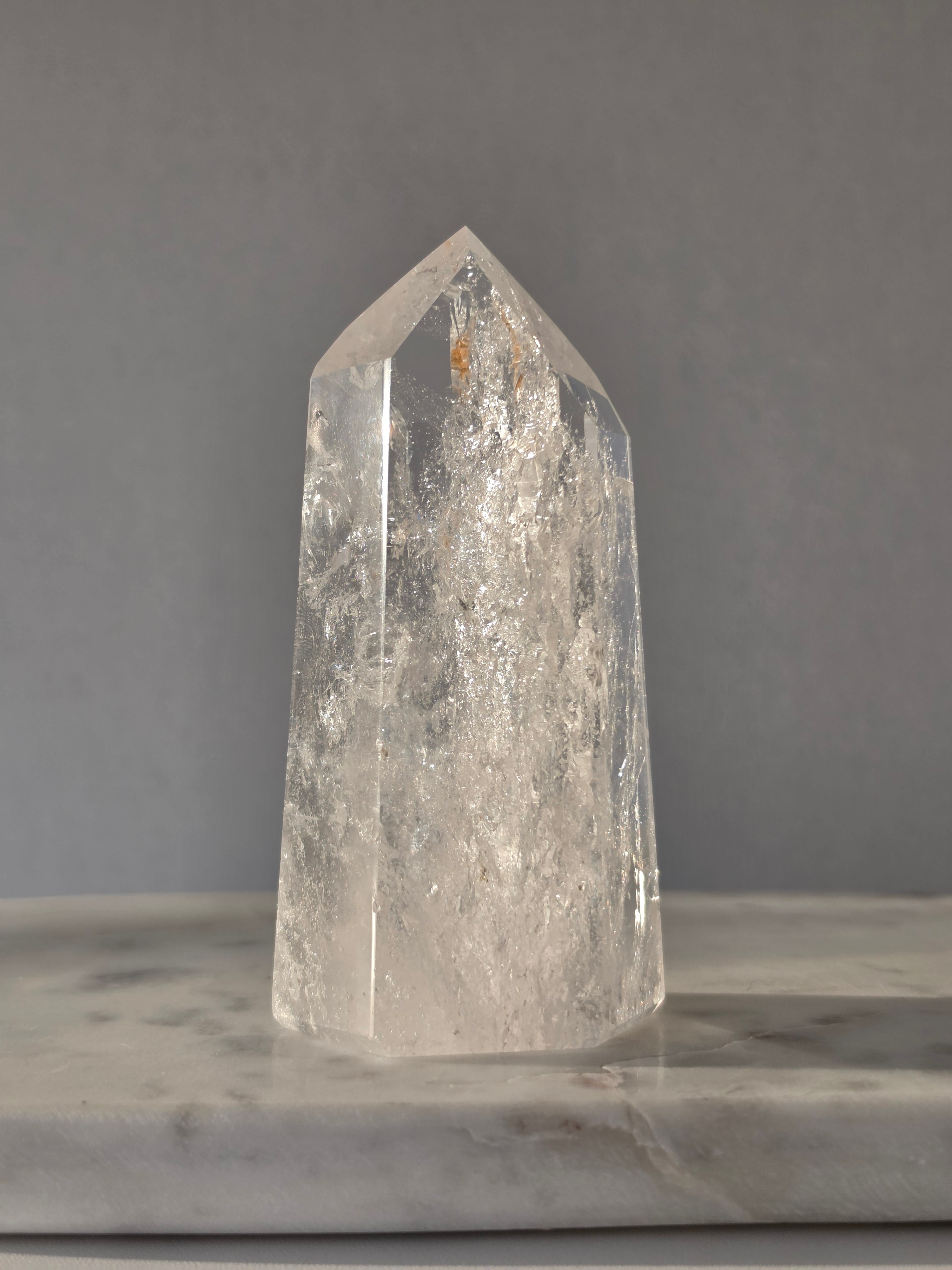 Clear Quartz Tower
